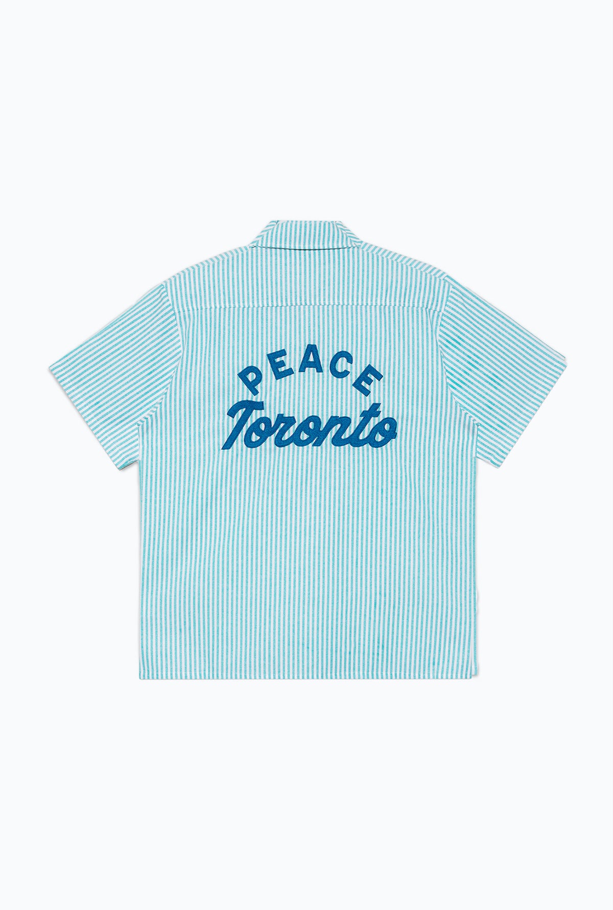 Toronto Short Sleeve Button-Up Shirt - Blue