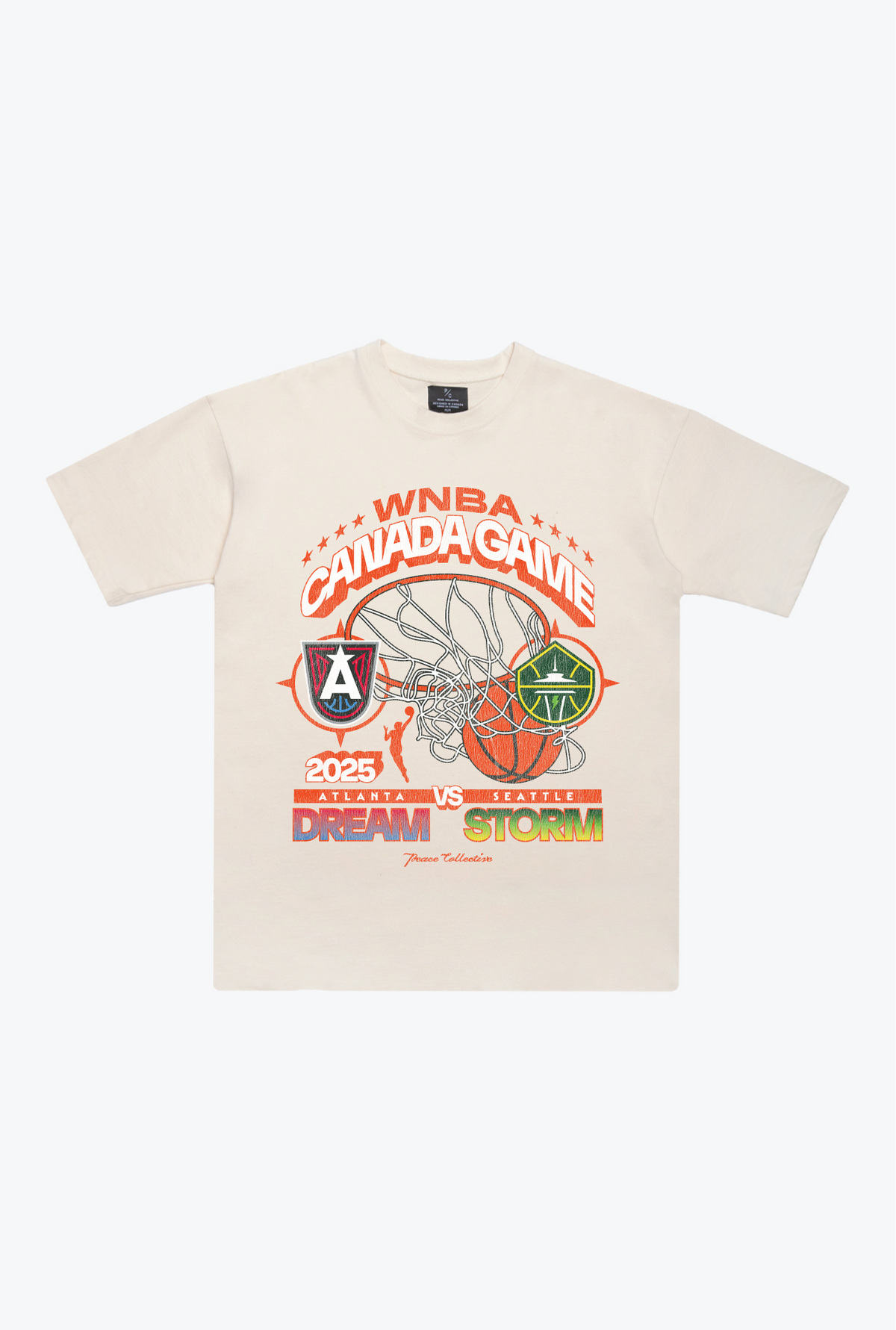 WNBA Canada Game Day Heavyweight T-Shirt - Ivory
