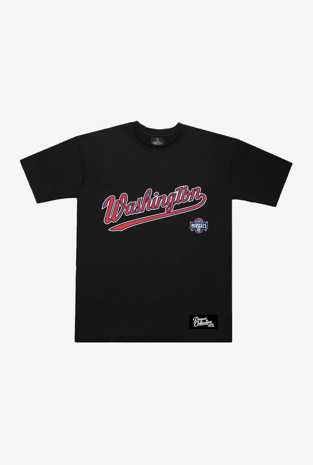 Washington Mystics Spirit Heavyweight T-Shirt - Black