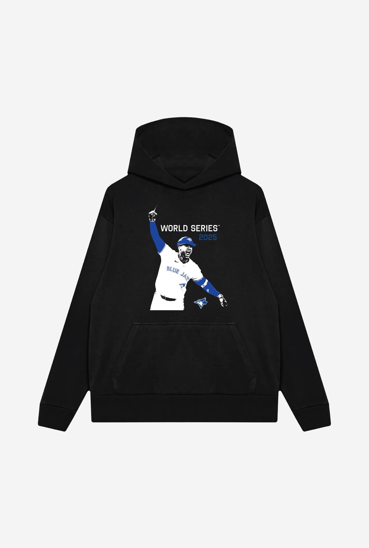 Toronto Blue Jays World Series 2025 George Springer Oversized Hoodie - Black