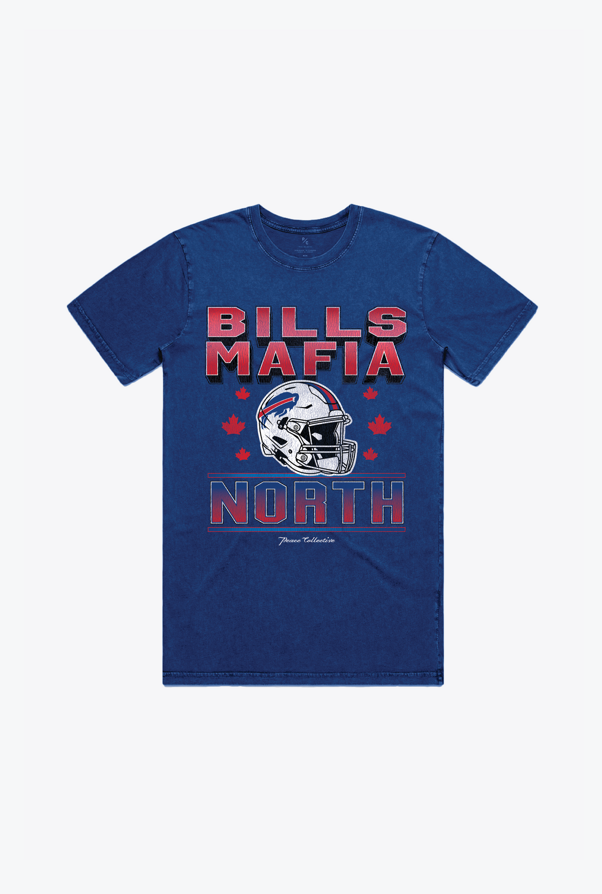 Buffalo Bills Mafia North Heavyweight Garment Dyed T-Shirt - Royal