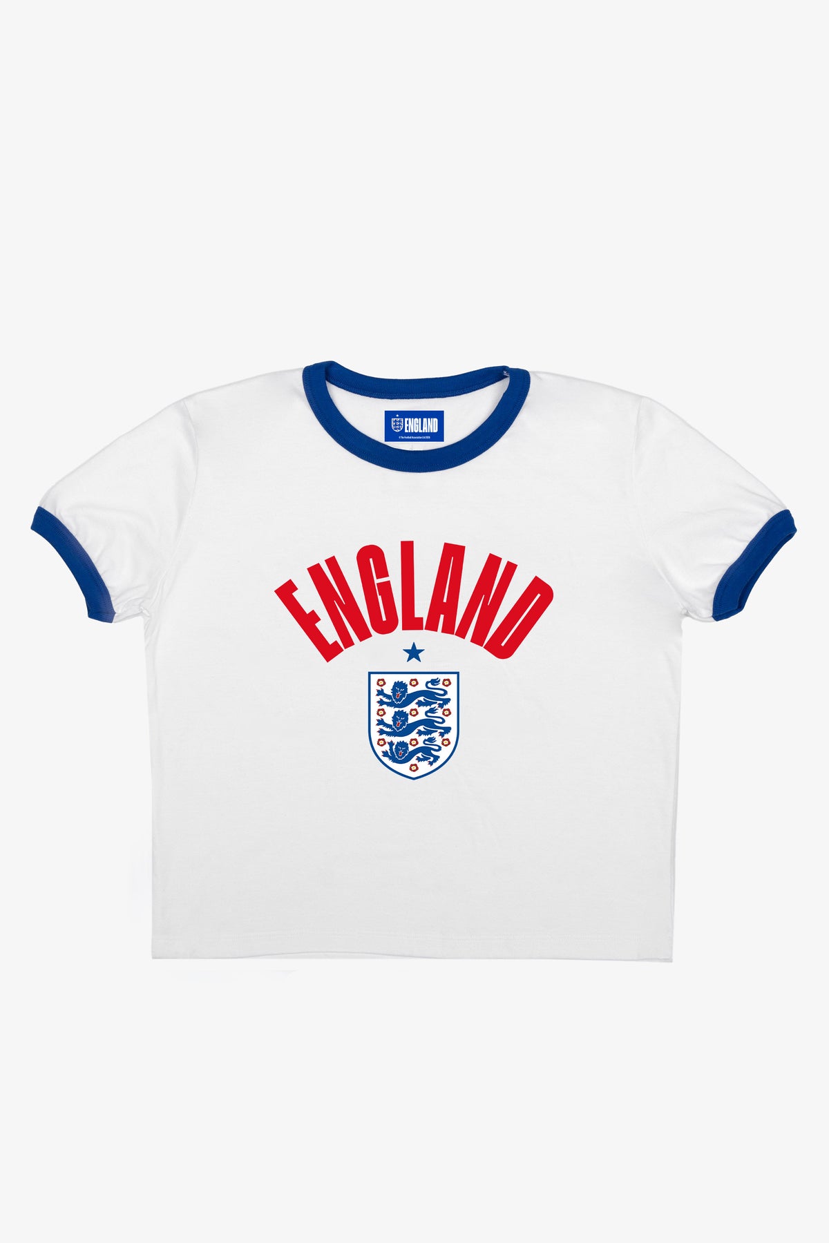 FIFA World Cup 2026™ England Cropped Ringer T-Shirt - White
