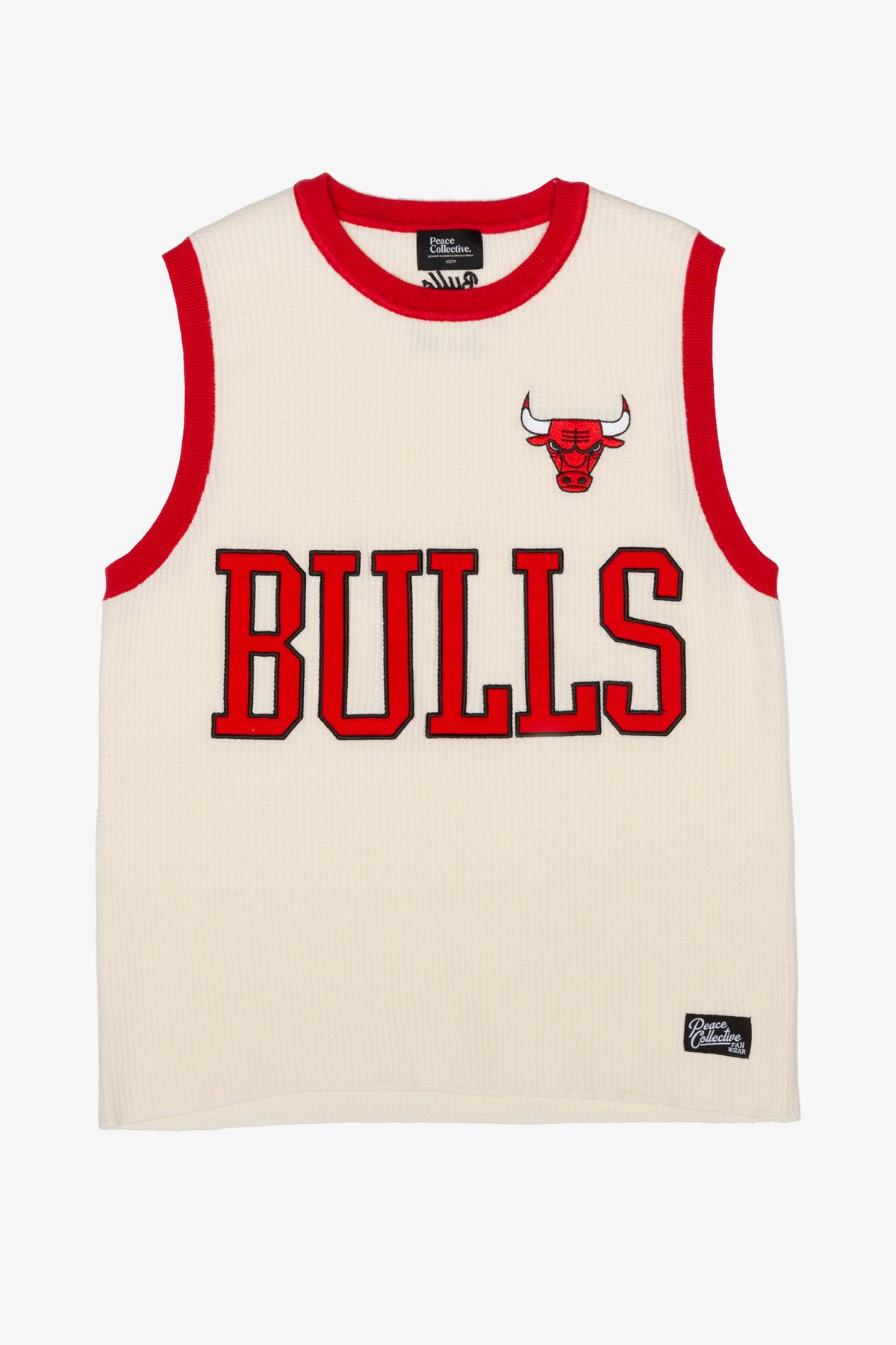 Chicago Bulls Knit Basketball Jersey - Ivory