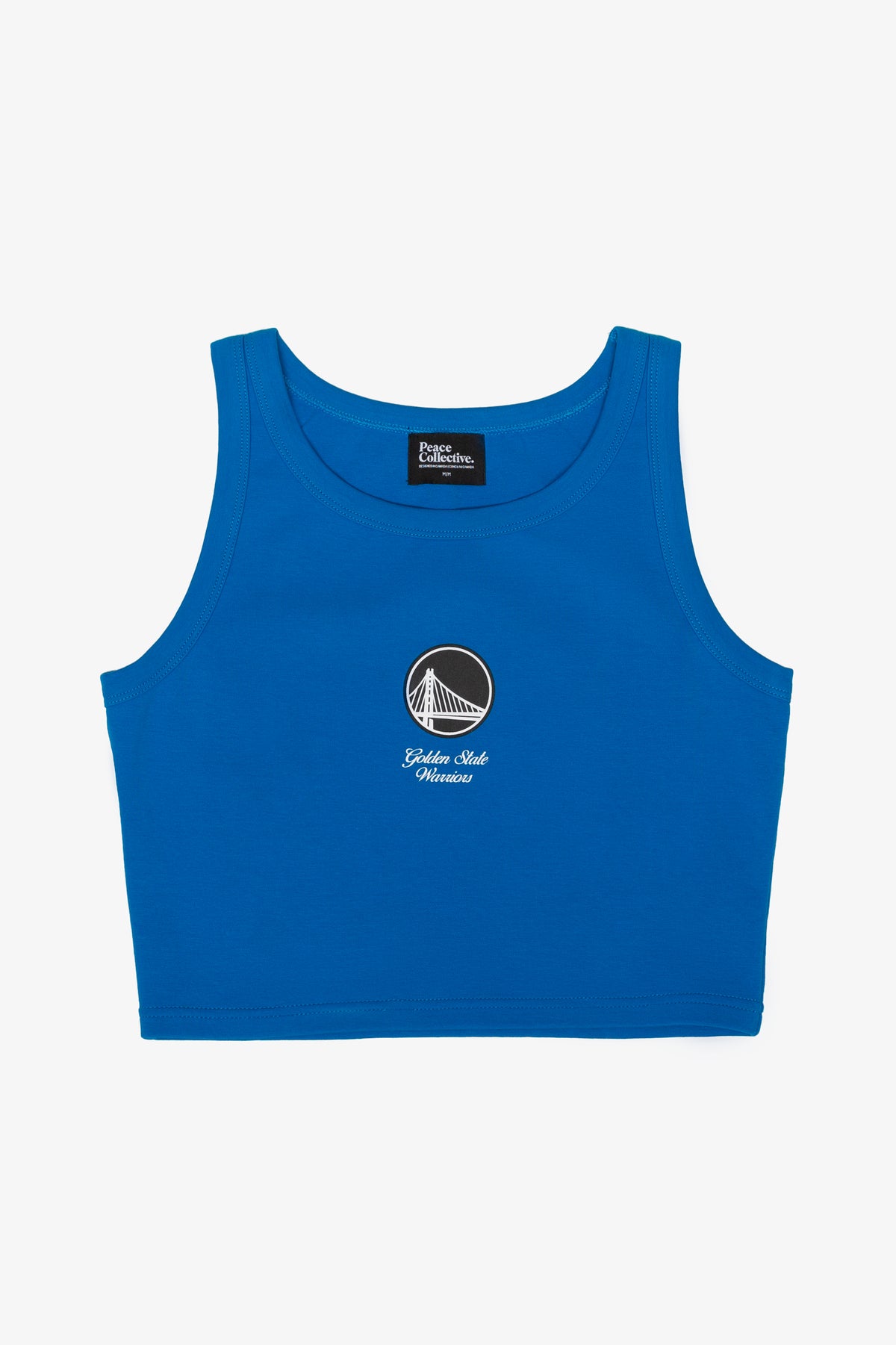 Golden State Warriors Cropped Tank - Blue