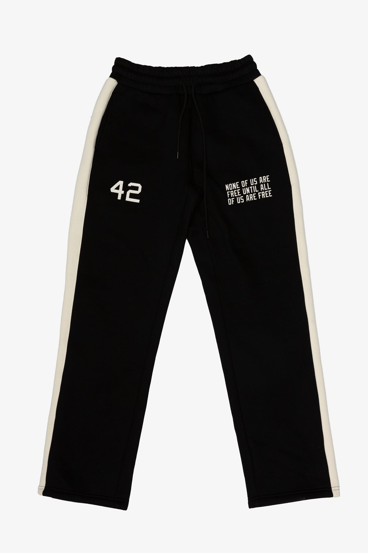 P/C x Jackie Robinson Open Hem Sweatpants - Black