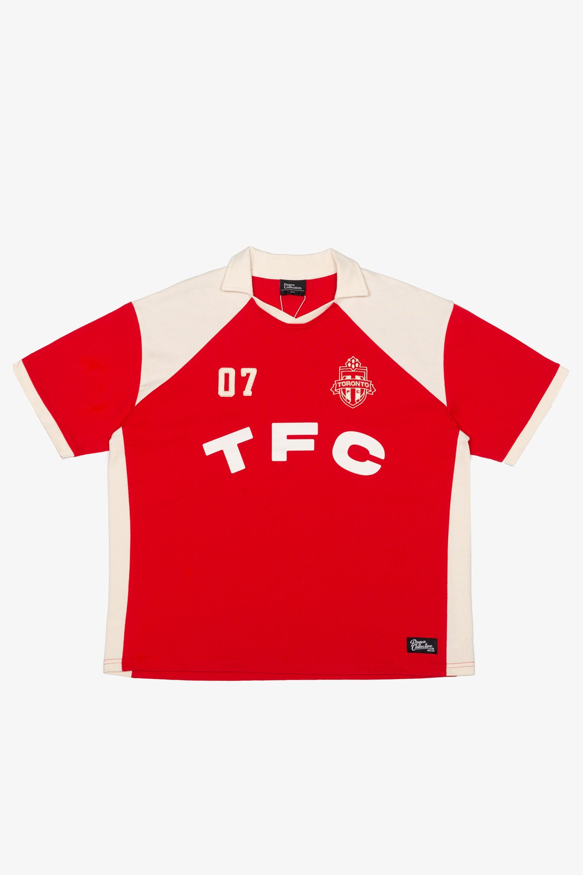 Toronto FC Colour Block Soccer Jersey - Red / Ivory