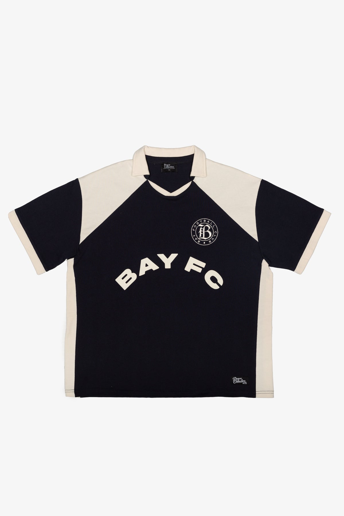 Bay FC Colour Block Jersey - Ivory / Navy
