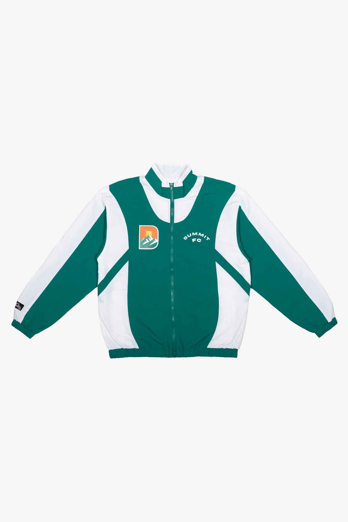 Denver Summit FC Colour Block Track Jacket - Evergreen / White