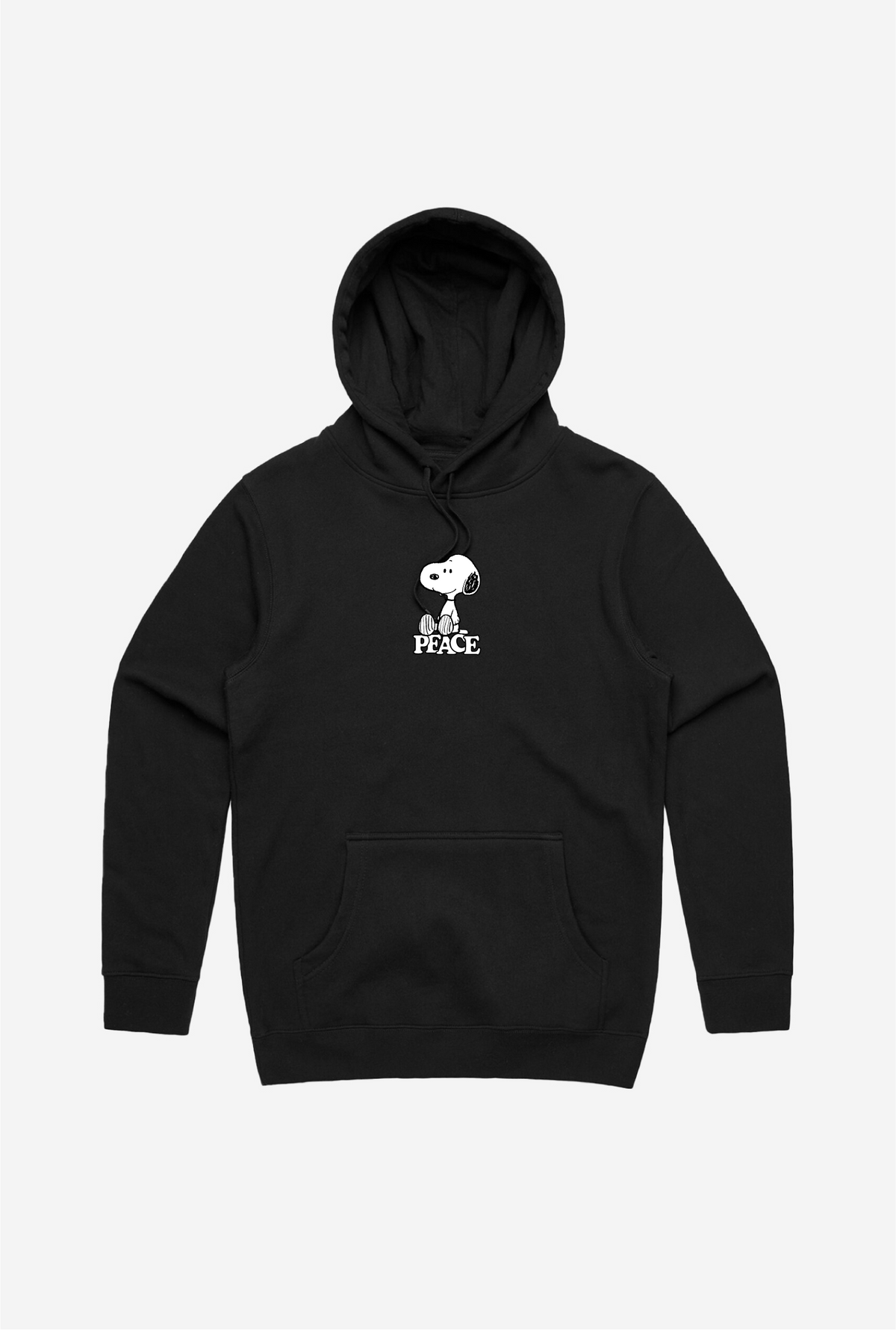 Snoopy Peace Hoodie - Black