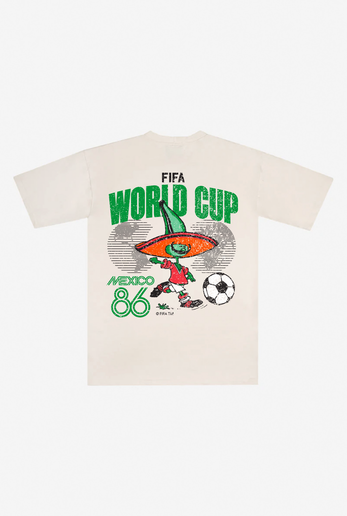 FIFA World Cup Mexico 1986 Premium T-Shirt - Ivory