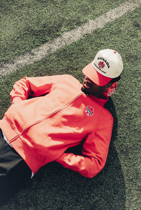 Canada Soccer Full Zip Sweater - Red