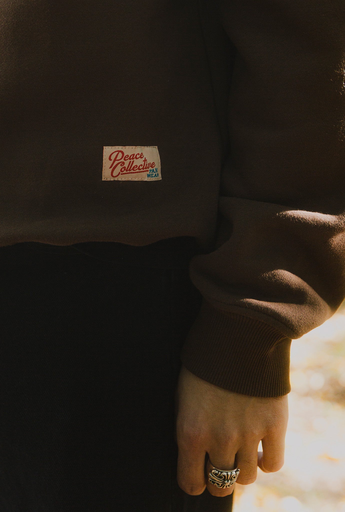 Miami Dolphins Heavyweight Crewneck - Cocoa