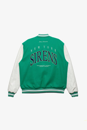 New York Sirens Letterman Jacket - Teal
