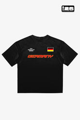T-shirt noir à trois logos de l'Allemagne pour la Coupe du Monde de la FIFA 2026™ - Allemagne