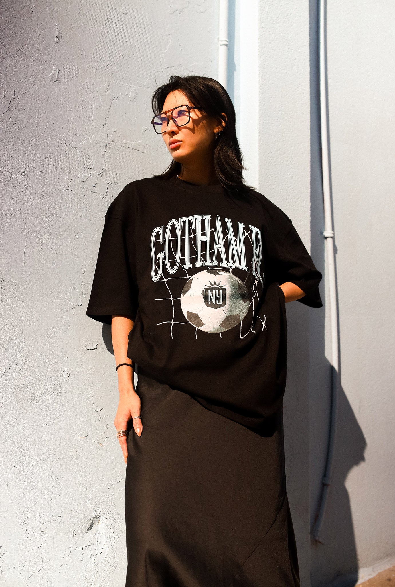 Gotham FC Heavyweight T-Shirt - Black