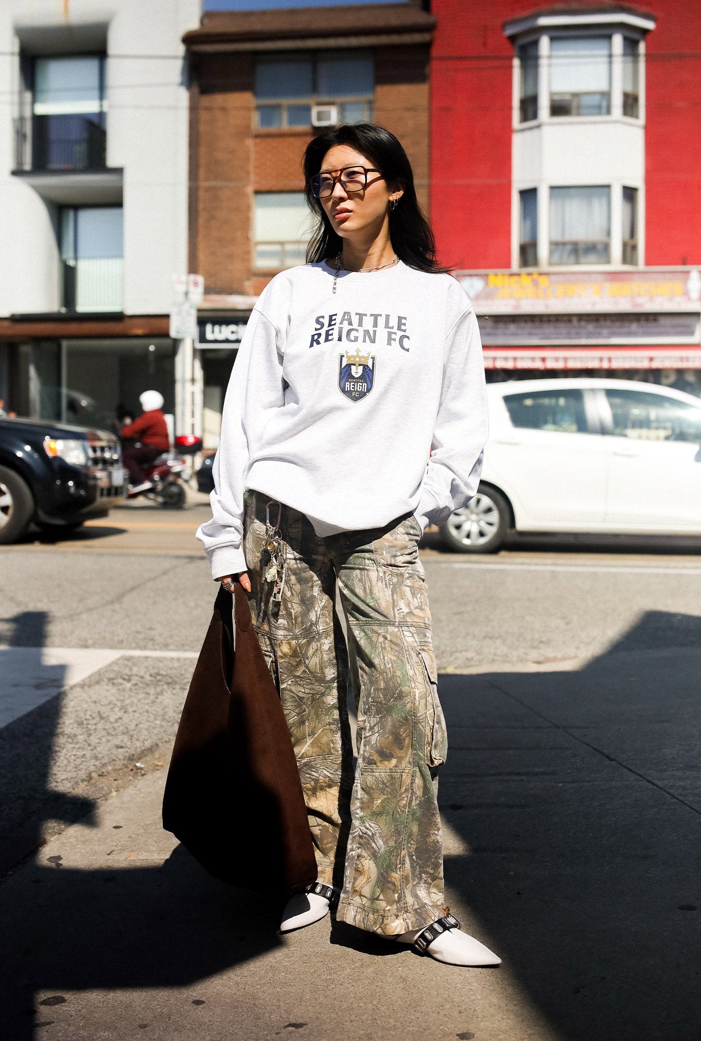 Seattle Reign FC Spirit Crewneck - Ash