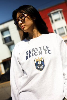 Seattle Reign FC Spirit Crewneck - Ash