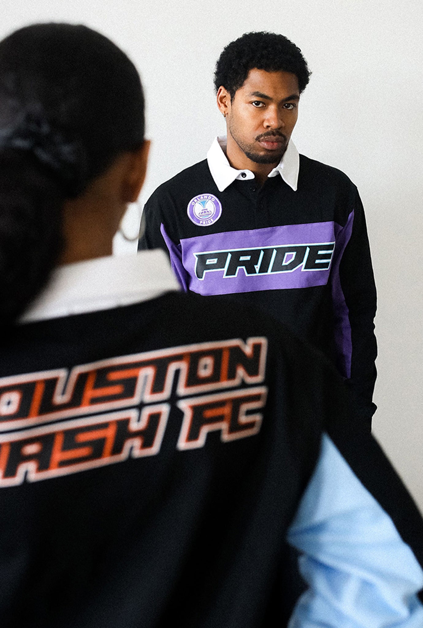 Orlando Pride Rugby Polo - Black / Purple