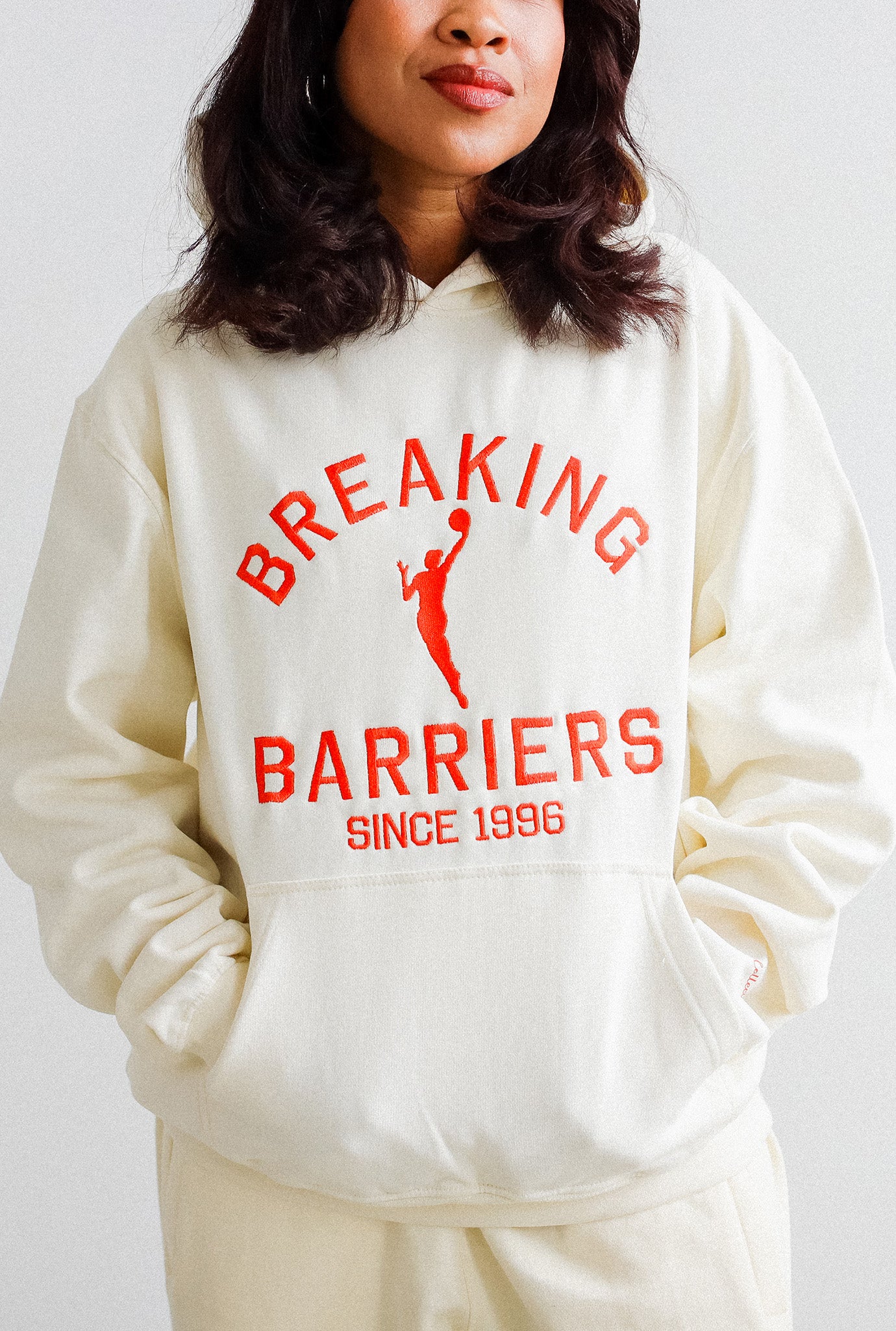 Breaking Barriers Heavyweight Hoodie - Ivory