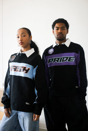 Houston Dash Rugby Polo - Black / Blue