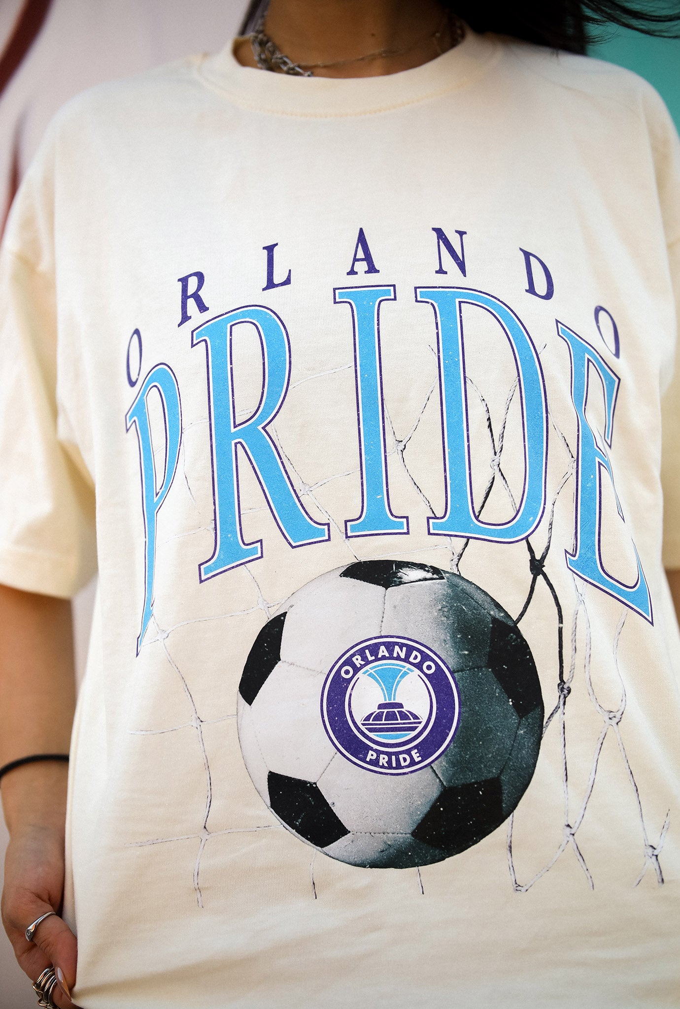 Orlando Pride Heavyweight T-Shirt - Ivory