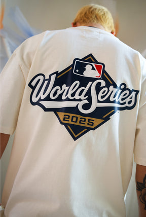 Toronto Blue Jays World Series 2025 Heavyweight T-Shirt - Ivory