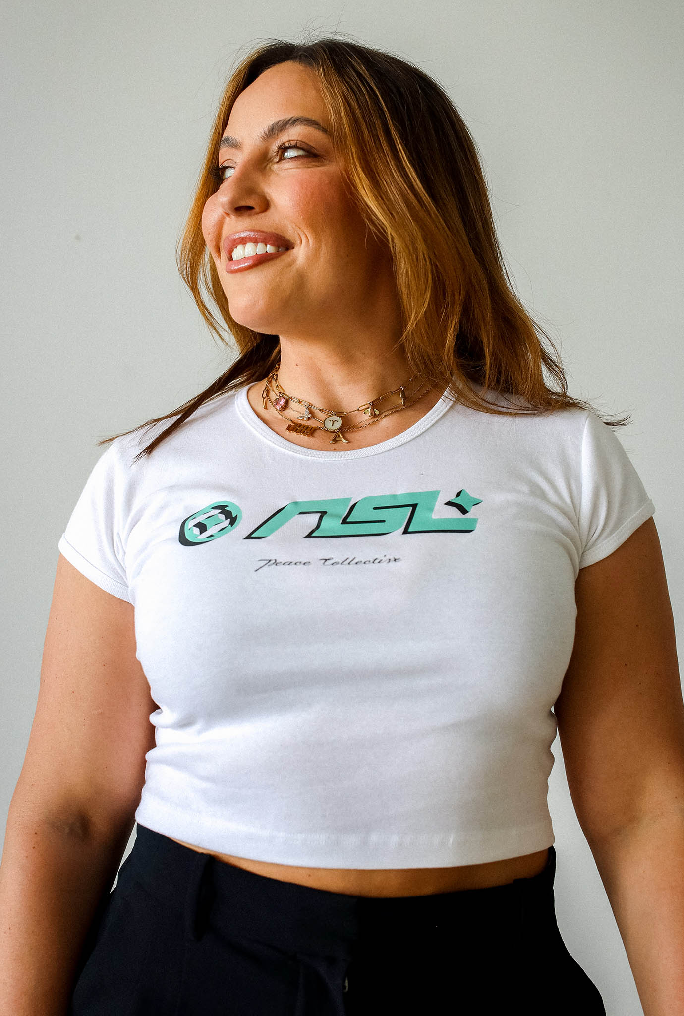 NSL Baby Tee - White