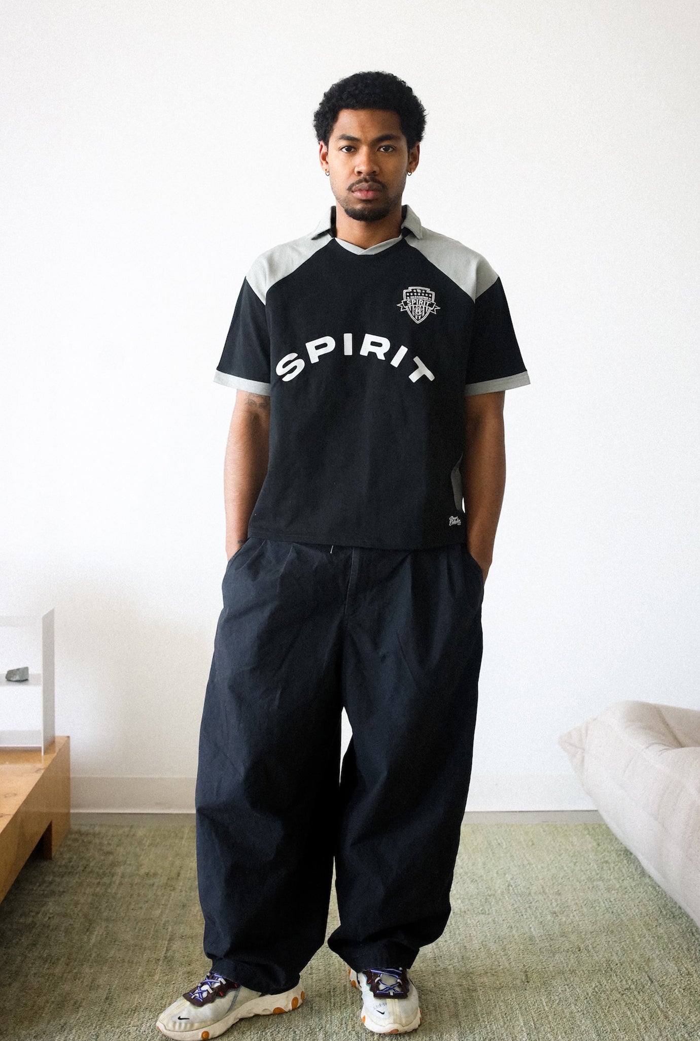 Washington Spirit Colour Block Jersey - Grey / Black