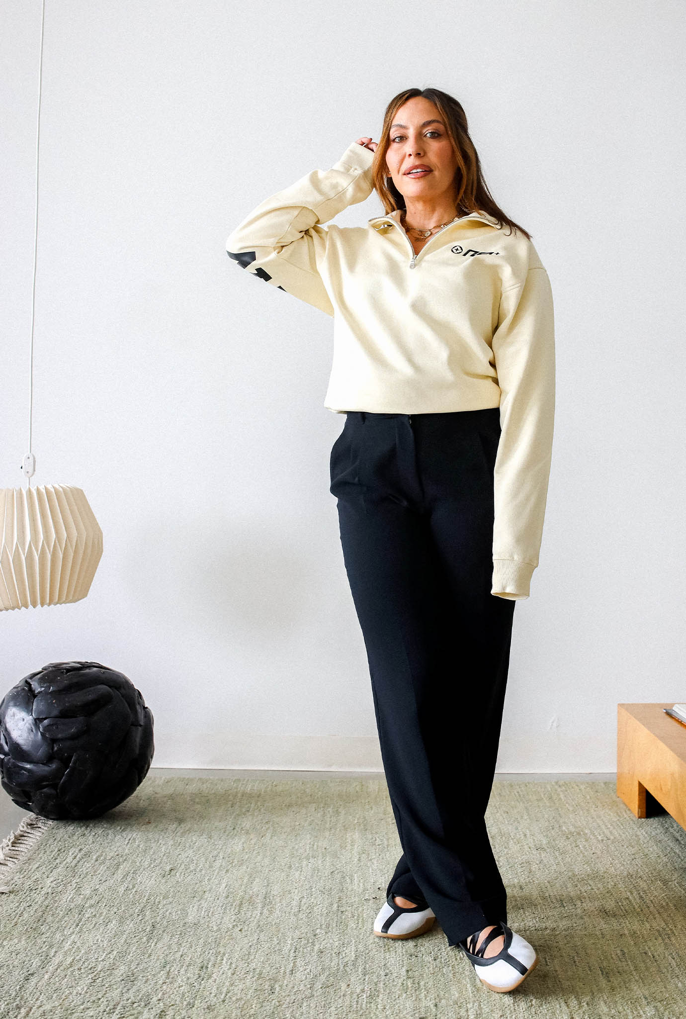 NSL Quarter Zip - Ivory