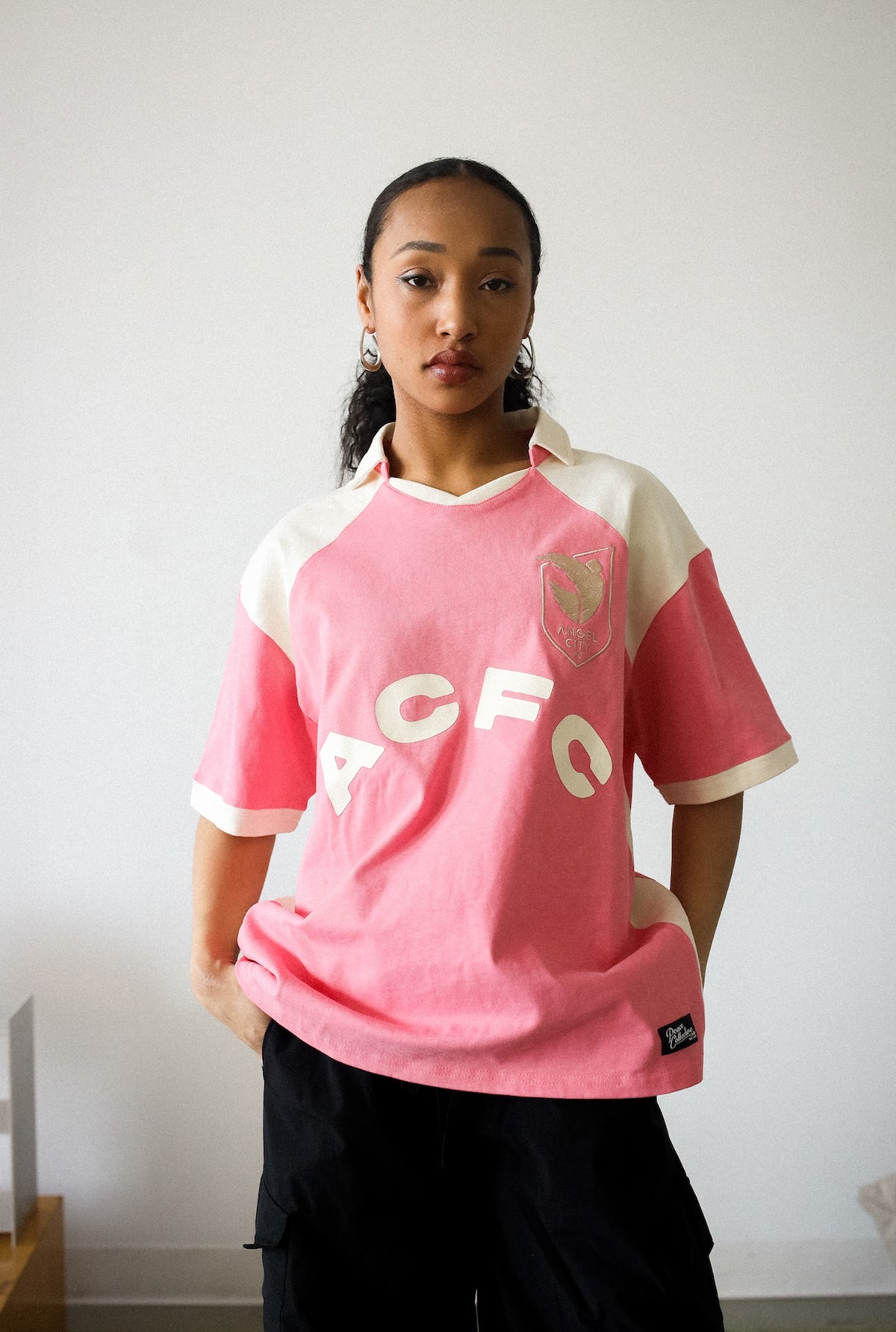 Angel City FC Colour Block Jersey - Pink / Ivory