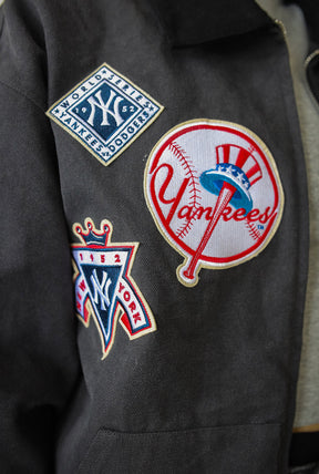 New York Yankees Vintage Work Jacket - Black