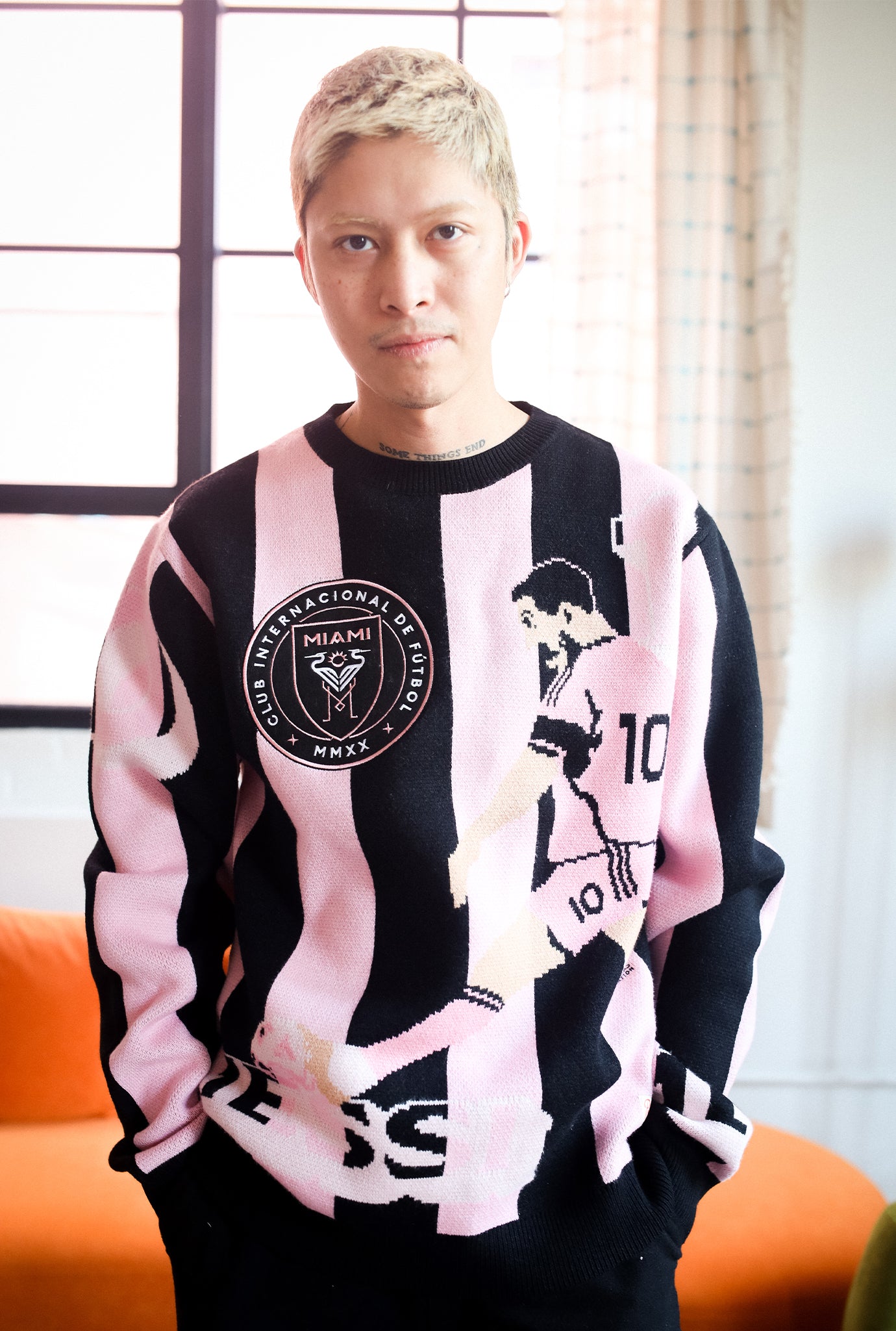 Lionel Messi Knit Sweater - Black