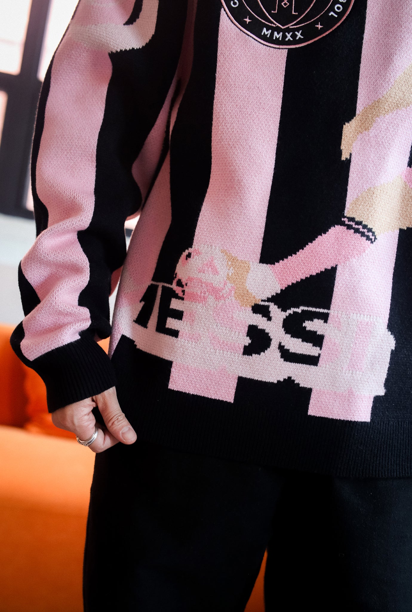 Lionel Messi Knit Sweater - Black