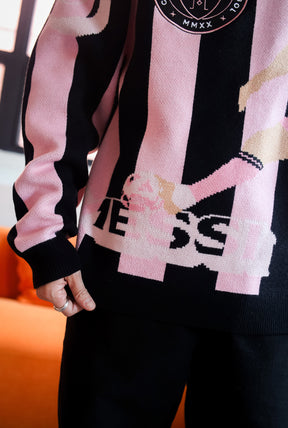 Lionel Messi Knit Sweater - Black