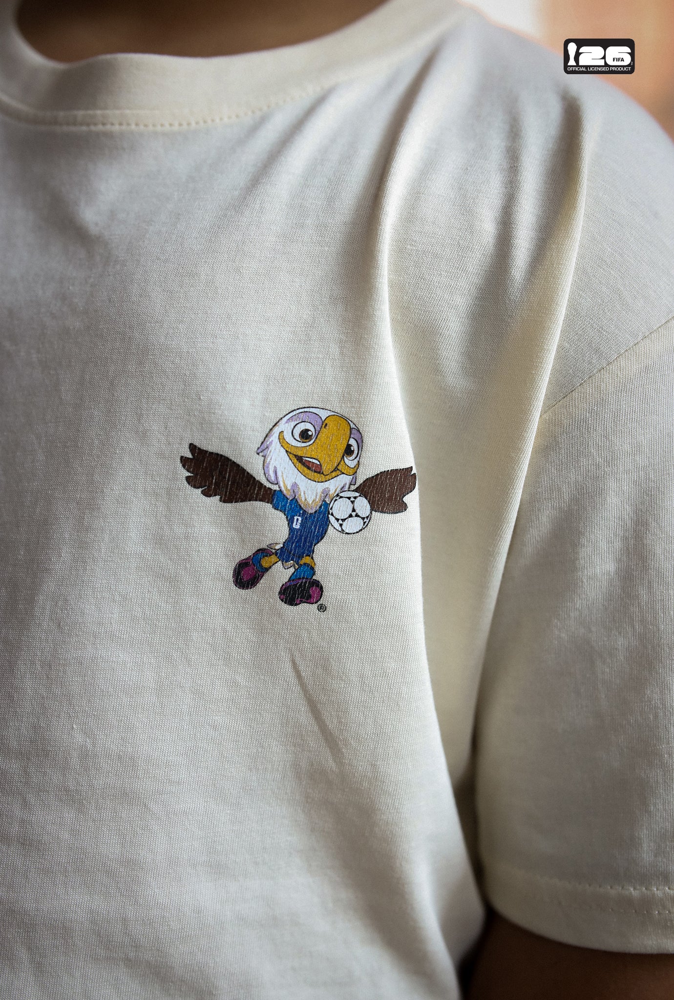 FIFA World Cup 2026™ USA Mascot Youth T-Shirt - Ivory
