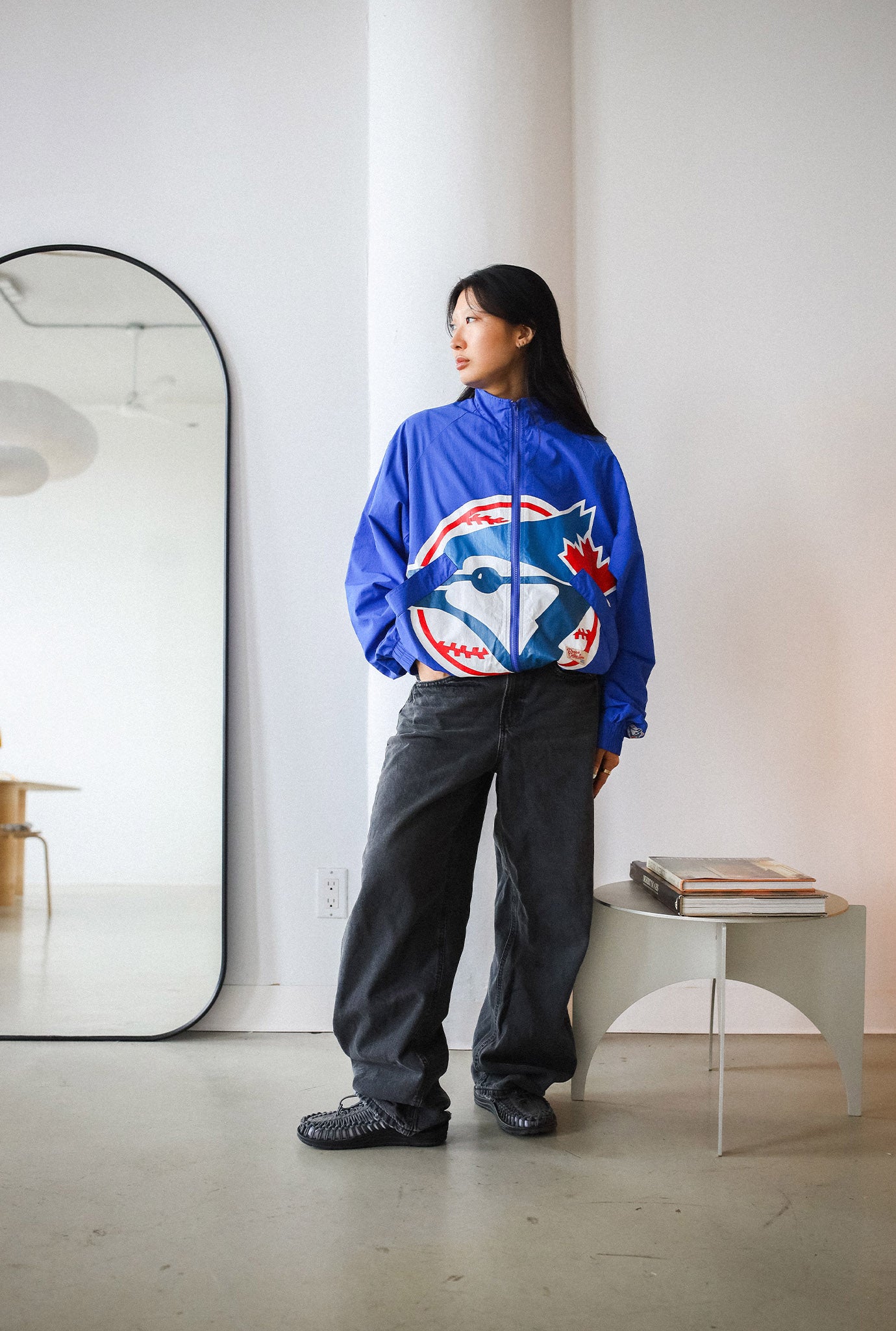 Toronto Blue Jays Cooperstown AOP Windbreaker - Royal