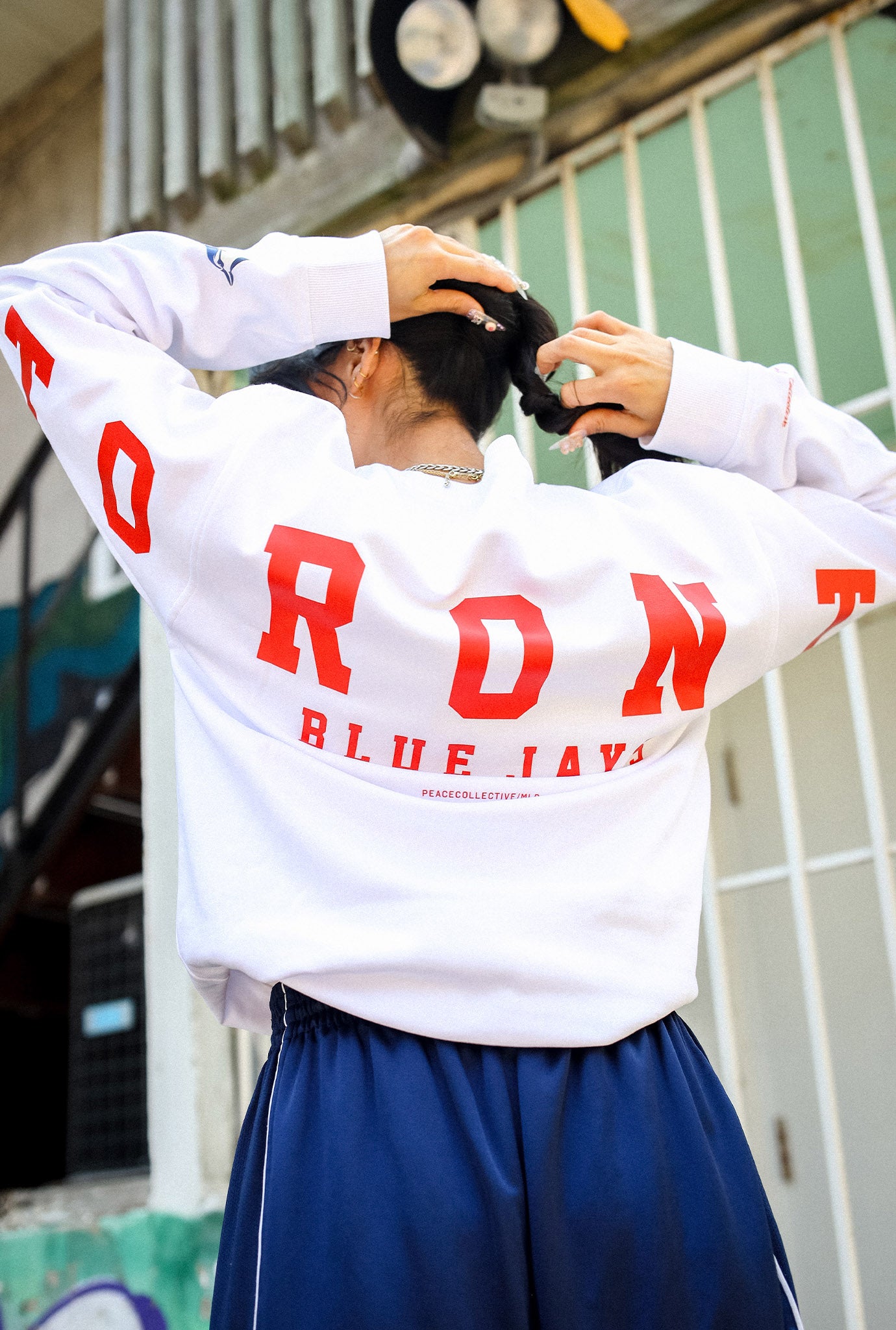 Toronto Blue Jays Spirit Crewneck - White