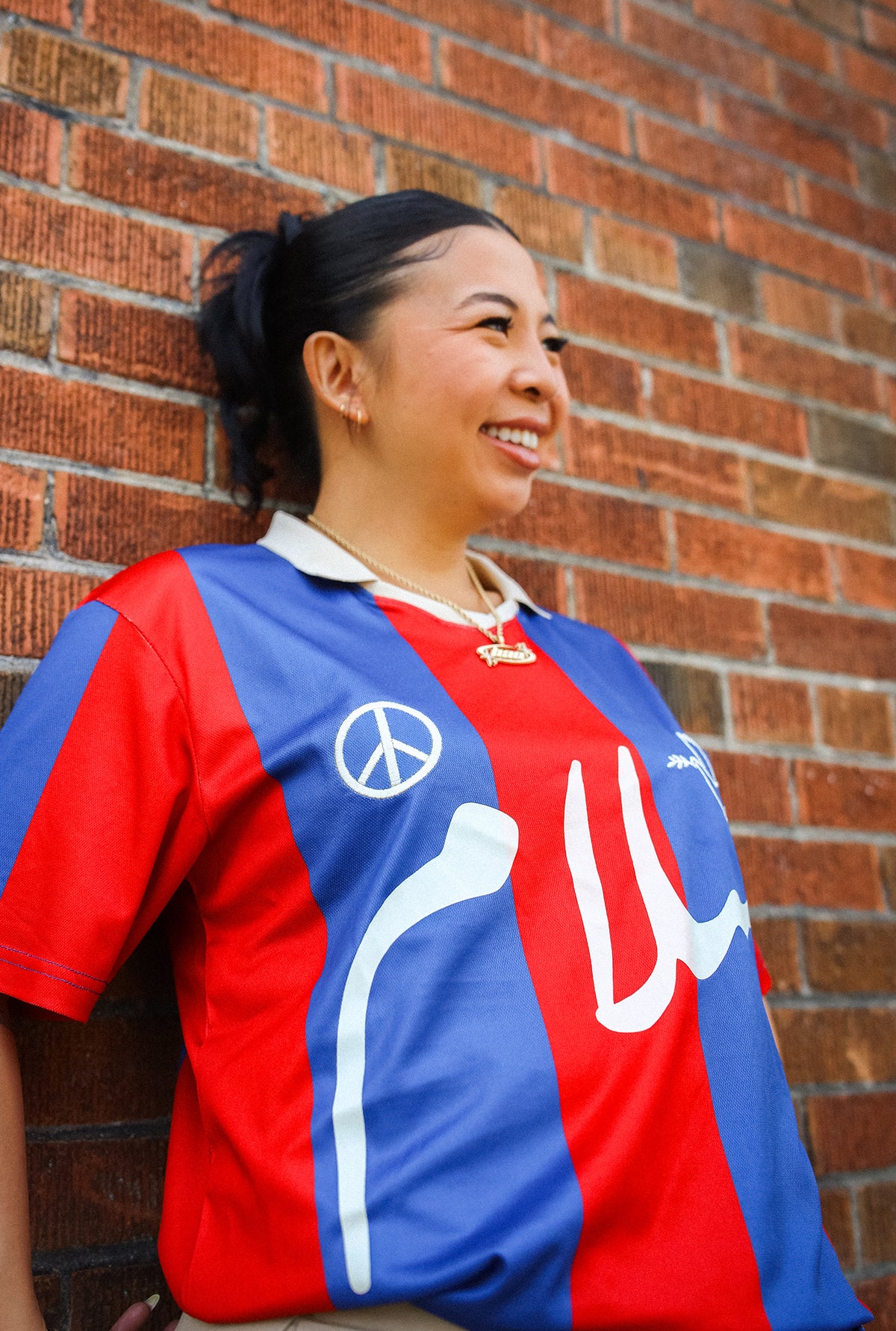 Peace Soccer Jersey - Red