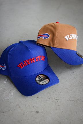 Buffalo Bills Mafia Flipped 9FORTY Adjustable Cap - Camel