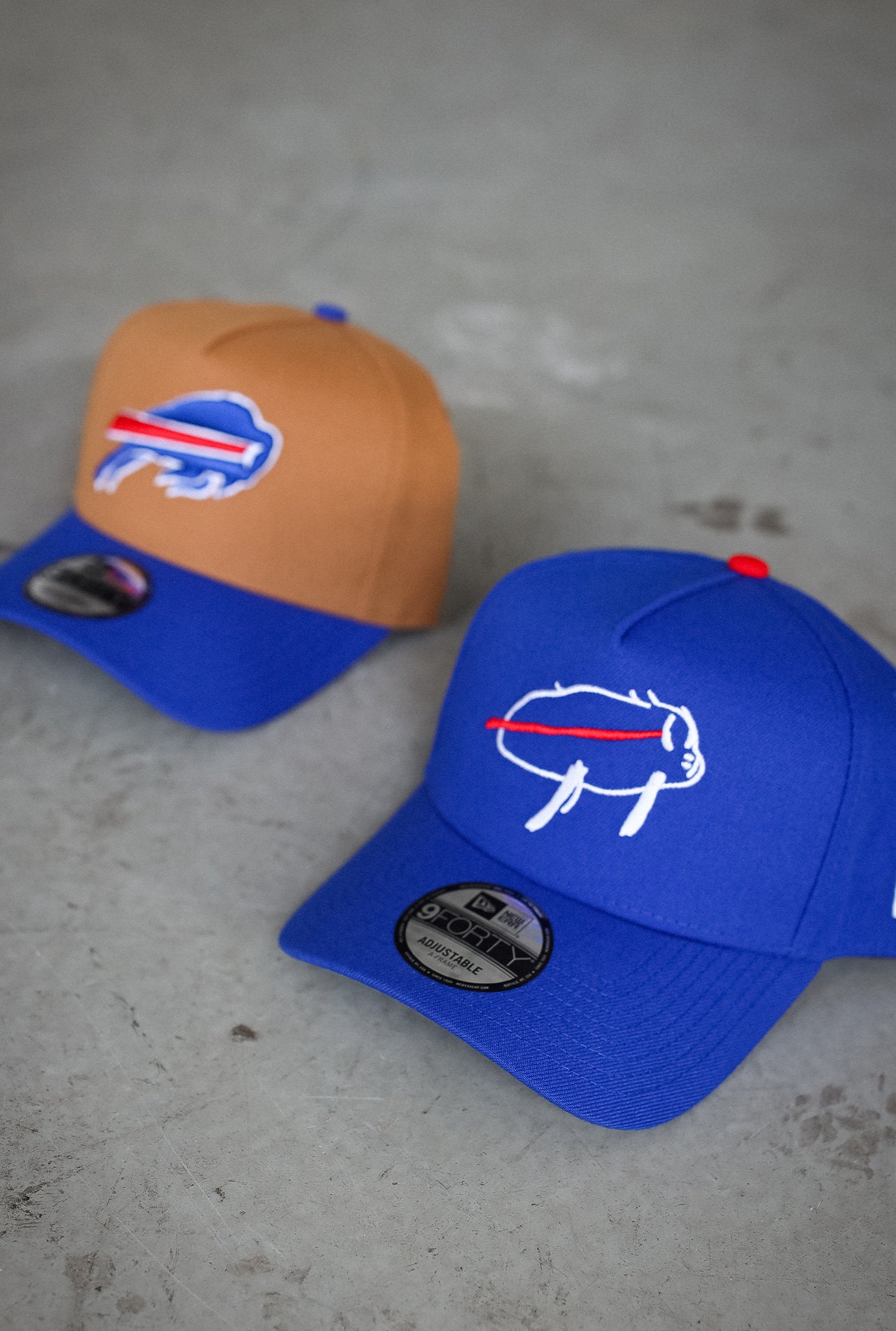Buffalo Bills Billustration 9FORTY Adjustable Cap - Royal
