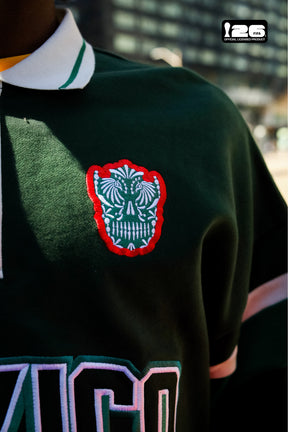 Copa Mundial de la FIFA 2026™ México Rugby Sobredimensionado - Verde Oscuro / Verde Claro