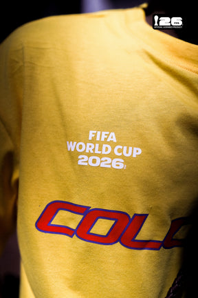 T-shirt jaune à logo tricolore Colombie Coupe du Monde de la FIFA 2026™