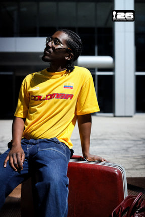 T-shirt jaune à logo tricolore Colombie Coupe du Monde de la FIFA 2026™