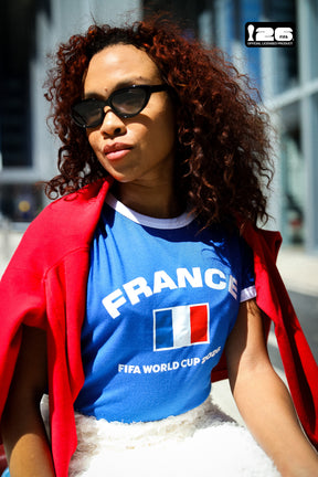 T-shirt court à col rond FIFA Coupe du Monde 2026™ France - Bleu roi