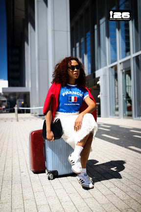 T-shirt court à col rond FIFA Coupe du Monde 2026™ France - Bleu roi