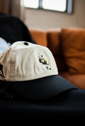 Sidney Crosby Two Tone Dad Cap - Ivory / Black