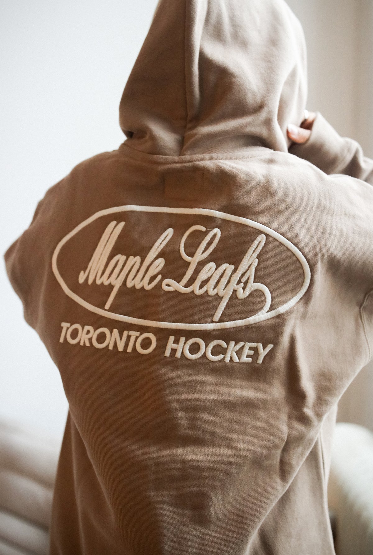 Toronto Maple Leafs Triple Foundation Hoodie - Brown