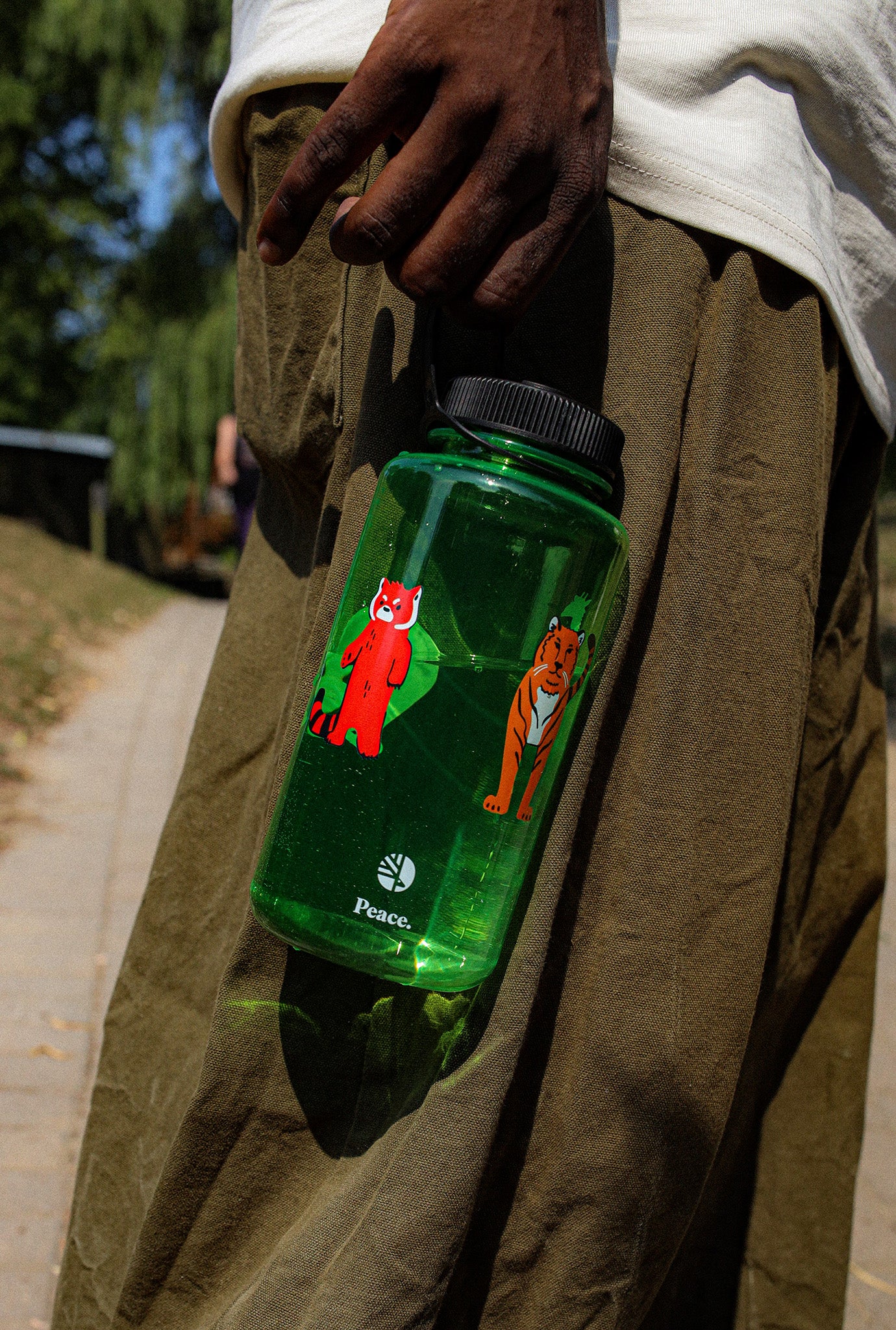 Toronto Zoo Water Bottle - Green