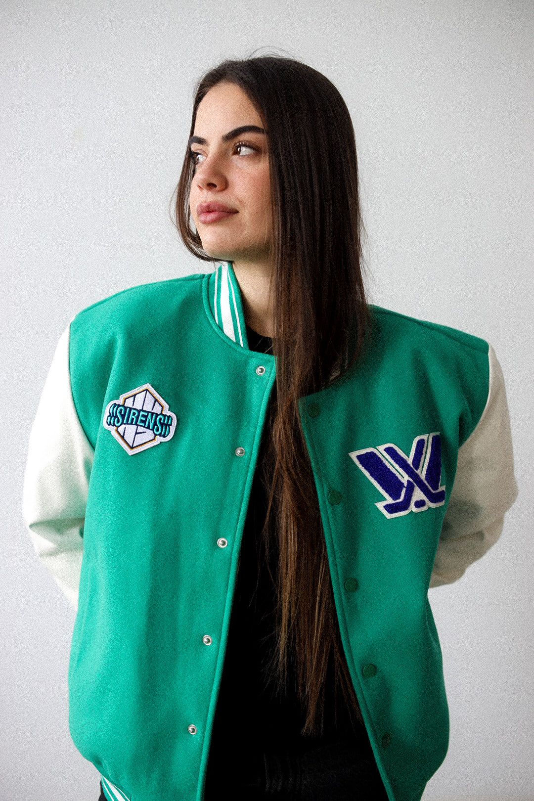 New York Sirens Letterman Jacket - Teal