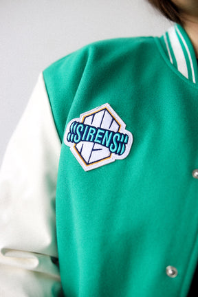 New York Sirens Letterman Jacket - Teal